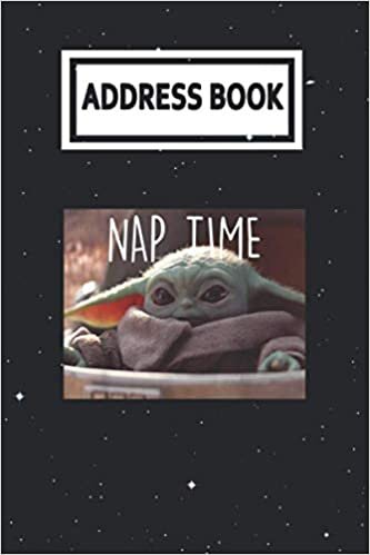 okumak Address Book: The Mandalorian The Child Nap Time Baby Yoda Telephone &amp; Contact Address Book with Alphabetical Tabs. Small Size 6x9 Organizer and Notes with A-Z Index for Women Men