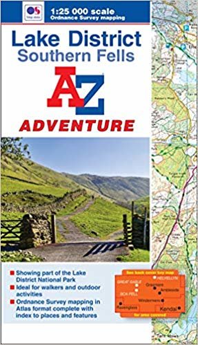 okumak Lake District (Southern Fells) Adventure Atlas (A-Z Adventure Atlas)