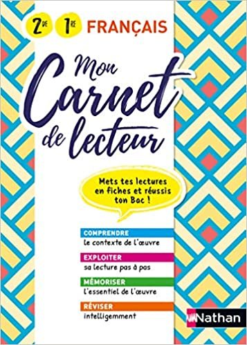 okumak Mon carnet de lecteur - Français - 2ème/1ère - Mets tes lectures en fiches et réussi ton Bac 2020 (MEMOS REFLEXES)