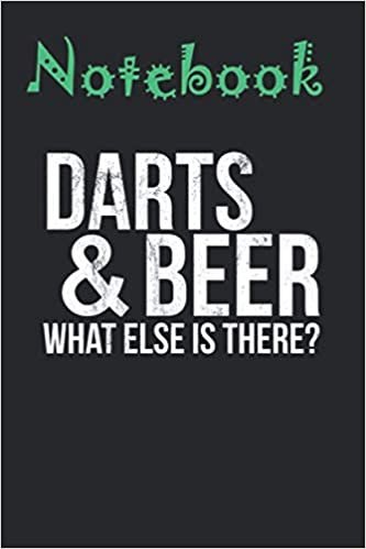 okumak Composition Notebook, Journal Notebook: Darts - Darts and Beer What Else Is There 6&#39;&#39; x 9&#39;&#39; x 100 College Ruled Pages, Soft Cover; perfect for creative writing, note taking, doodling