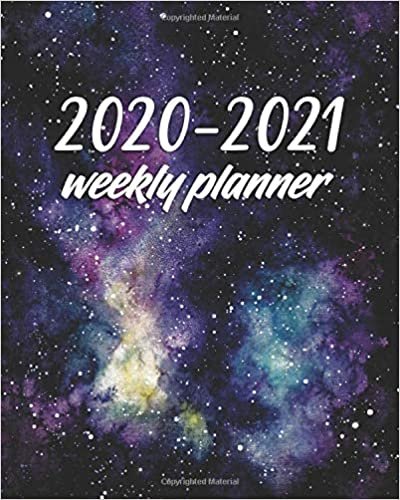 okumak 2020-2021 Weekly Planner: Gorgeous Interstellar Nebula Two Year Daily Organizer &amp; Schedule Agenda | Vast Universe 2 Year Calendar with To-Do’s, U.S. ... Inspirational Quotes, Vision Board &amp; Notes
