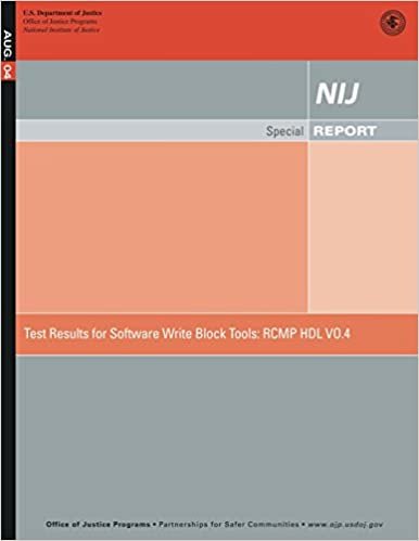 okumak Test Results for Software Write Block Tools: RCMP HDL VO.4