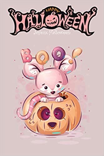 okumak Cahier Halloween - Joyeux Halloween: Carnet Halloween - Cahier doublé drôle avec des fantastiques dessins sur le thème d&#39;Halloween à l&#39;intérieur. 110 pages - 15,24 x 22,86 cm (6 x 9 pouces)