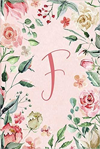okumak 2020 Weekly Planner - Letter F - Pink Green Floral Design: 6”x9” 1-Yr Weekly Calendar, 1 week - 2-page layout, Personalized with Initials. ... 6”x9” Planner/Calendar Alphabet Series)