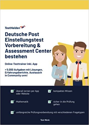 Deutsche Post Einstellungstest Vorbereitung & Assessment Center bestehen: Online-Testtrainer inkl. App I + 5.000 Aufgaben mit Lösungen, Erfahrungsberichte, Austausch in Community uvm!