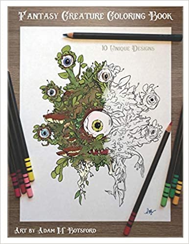 okumak Fantasy Creature Coloring Book: Volume One