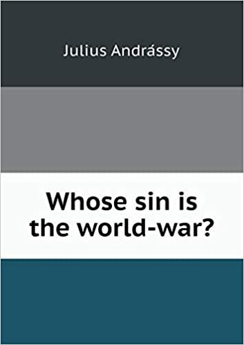 okumak Whose sin is the world-war?
