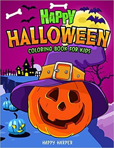 okumak Happy Halloween Coloring Book For Kids