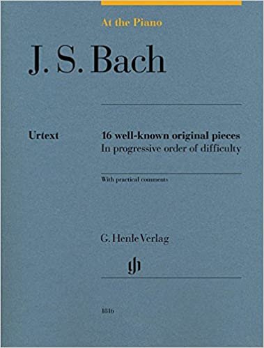 okumak At the Piano - J. S. Bach: 16 well-known original pieces - Piano - Score - (HN 1816)