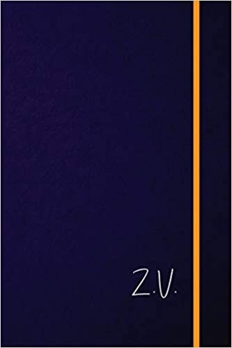 okumak Z.V.: Classic Monogram Lined Notebook Personalized With Two Initials - Matte Softcover Professional Style Paperback Journal Perfect Gift for Men and Women