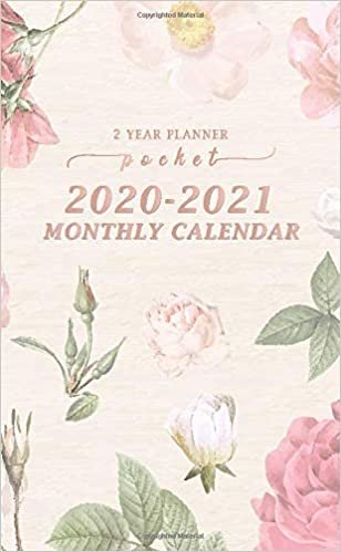 okumak 2 Year Planner 2020-2021 Monthly: Vintage Floral | 24 Month Planner | Personalized Notebooks | Two Year Small Pocket Planner Calendar | Schedule ... Appointment Planner (Yearly Time Management)
