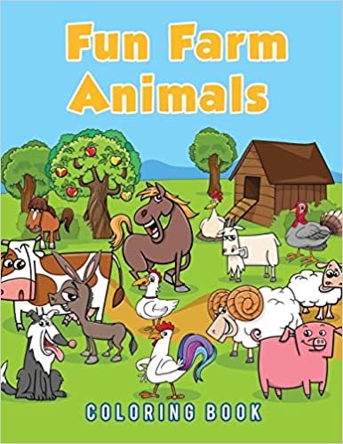 okumak Fun Farm Animals Coloring Book