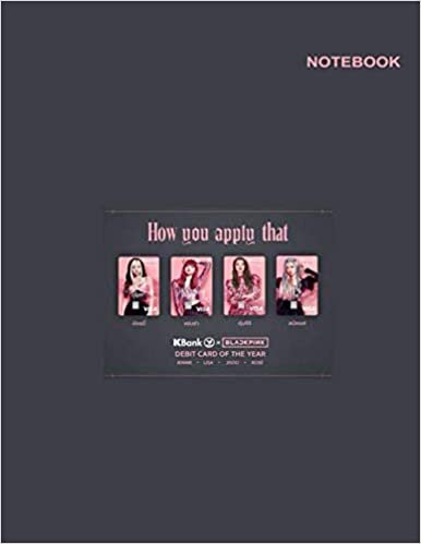 okumak Blackpink mini notebook: College-Ruled Notebook for student, 110 Pages, 8.5 x 11 inches, Blackpink Modish Style Notebook Cover.