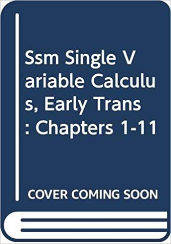 okumak SSM FOR CALCULUS ET 1-11 9/E