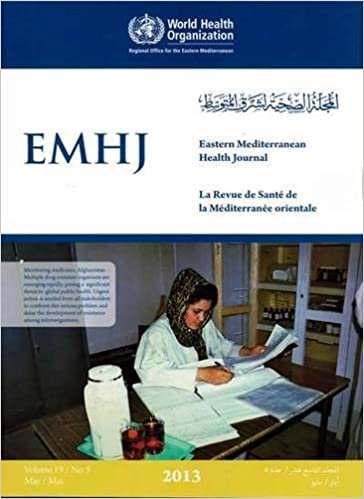 Eastern Mediterranean Health Journal: Volume 19