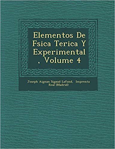 okumak Elementos de F Sica Te Rica y Experimental, Volume 4