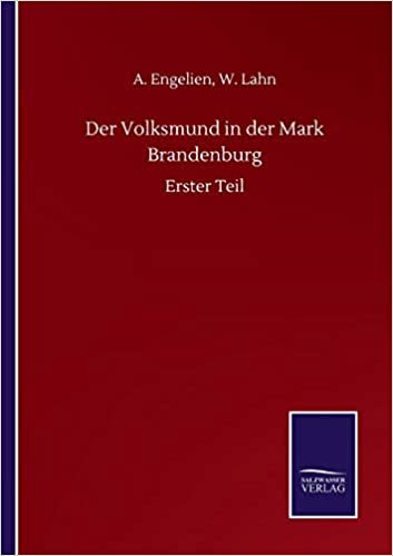 okumak Der Volksmund in der Mark Brandenburg: Erster Teil