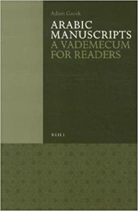 العربية manuscripts: A vademecum لهاتف READERS