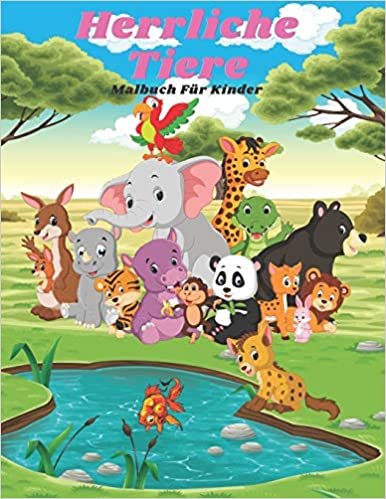 okumak Herrliche Tiere - Malbuch Für Kinder