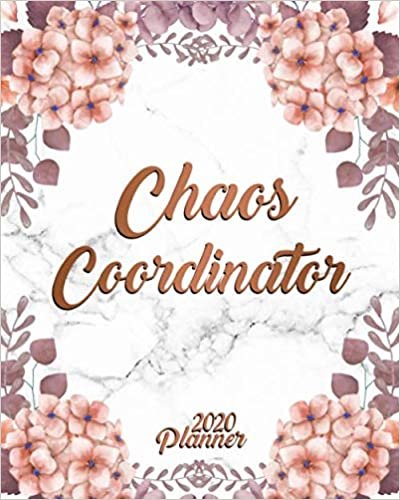 okumak Chaos Coordinator 2020 Planner: Beautiful Hydrangea 2020 Weekly Planner and Organizer | Pretty Marble One Year Schedule Agenda with Notes, ... U.S. Holidays, Vision Boards and To-Do’s