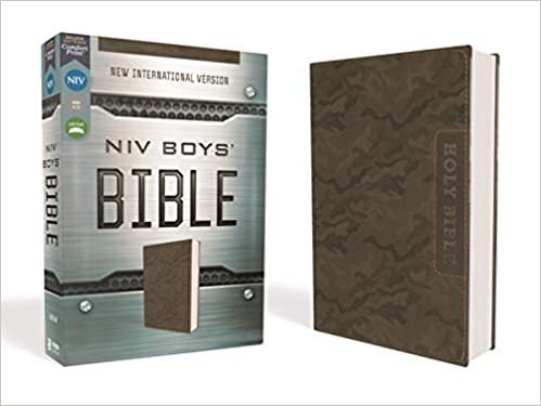 okumak Niv, Boys&#39; Bible, Leathersoft, Brown Camo, Comfort Print
