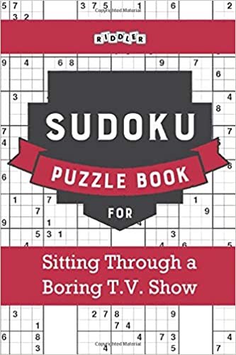 okumak Sudoku Puzzle Book for Sitting Through a Boring T.V. Show