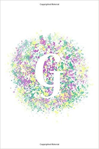 okumak Letter G Notebook: Name Initial Series with Ruled White Pages: Write your ideas, plan your dreams and scribble your thoughts on the go, in this cute, ... notebook with the initial &#39;G&#39; on the cover