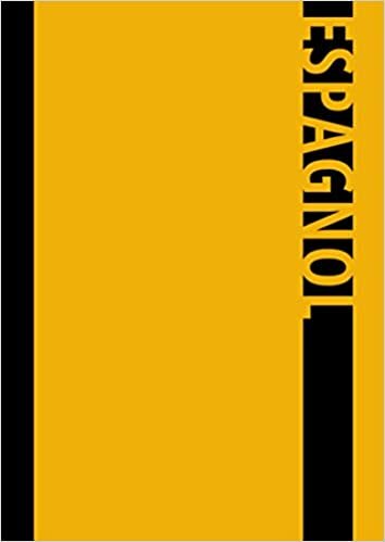 okumak Cahier / Carnet de notes pour l&#39; espagnol : Jaune: Format A4 | papier ligné avec bordure de correction | couverture de livre : mate et souple | 40 pages