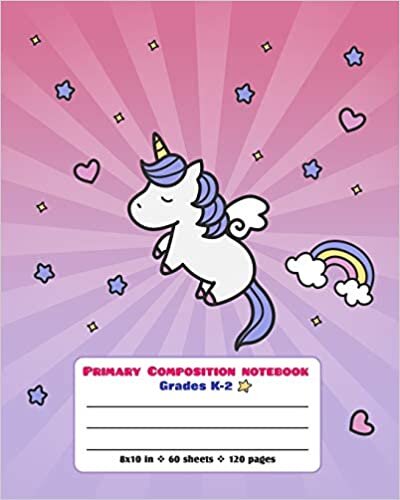 okumak Primary Composition Notebook Grades K-2: Picture drawing and Dash Mid Line hand writing paper Magic Story Paper Journal Primary - Rainbow Unicorn ... Composition Journal Unicorn, Band 19)