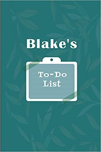 okumak Blake&#39;s To˗Do list: Checklist Notebook | Daily Planner Undated Time Management Notebook
