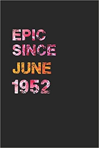 okumak EPIC SINCE JUNE 1952: Awesome ruled notebook