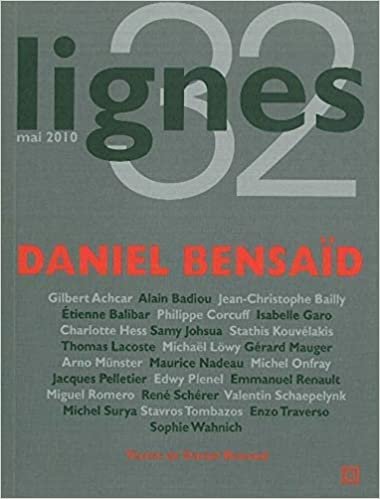 okumak Revue Lignes N°32: Daniel Bensaid