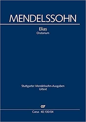 okumak Elias (Klavierauszug deutsch): Ein Oratorium nach Worten des Alten Testaments MWV A 25, 1845-1846