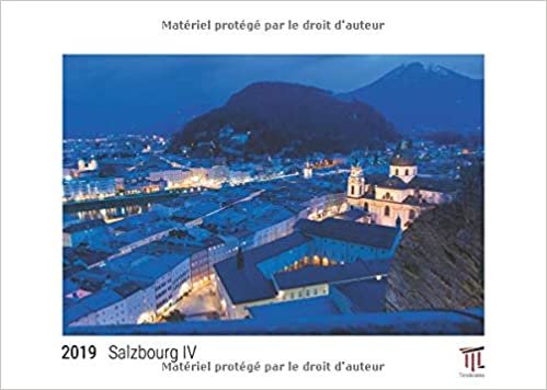 okumak salzbourg iv 2019 edition blanche calendrier mural timokrates calendrier photo c