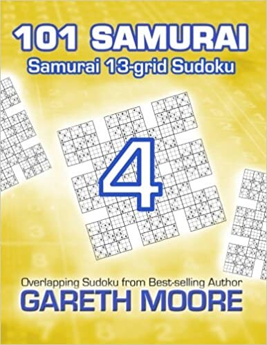 Samurai 13-grid Sudoku 4: 101 Samurai