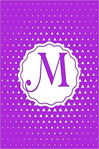 okumak M Cute Initial Monogram Letter M College Ruled Notebook With Purple Color Lined Notebook/Journal 120 Pages University Graduation gift: Black and white ... Initial Journal, Monogrammed Notebook,