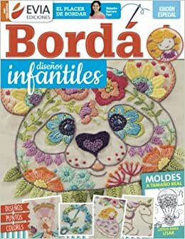 Bordado diseños infantiles: El placer de bordar (Spanish Edition)