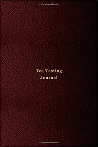 okumak Tea Tasting Journal: Tea tasting journal for tea lovers | Track, record, rate and review all the tea types you drink | Checklists, flavors and notes | Professional red cover design