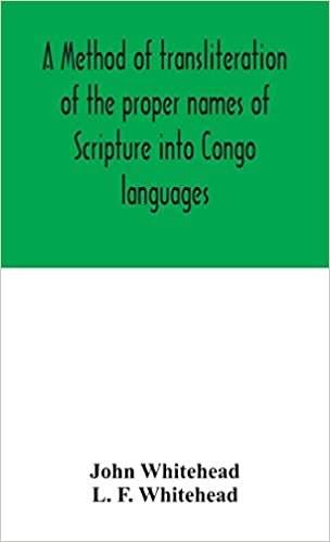 okumak A method of transliteration of the proper names of Scripture into Congo languages