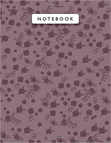 okumak Notebook Catawba Color Mini Vintage Rose Flowers Patterns Cover Lined Journal: Work List, 21.59 x 27.94 cm, Journal, Monthly, Wedding, 8.5 x 11 inch, 110 Pages, A4, College, Planning