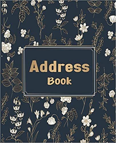 okumak Address Book: address book for names, addresses, phone numbers, emails and birthdays Alphabetical Organizer Journal Notebook - 7.5X9.25 ... in Alphabetical Organizer Journal Series)
