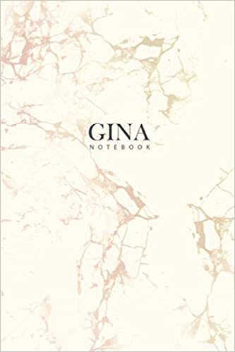 okumak GINA : Personal Marble GINA Notebook / Journal: Diary Notebook / Lined Notebook / Journal Gift, 120 Pages, 6x9, Soft Cover, Matte Finish