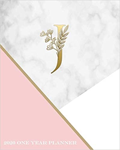 okumak J - 2020 One Year Planner: Elegant Gold Pink and Marble Monogram Initials | Pretty Daily Calendar Organizer | One 1 Year Letter Agenda Schedule with ... Month Trendy Monogram Letter Planner, Band 1)