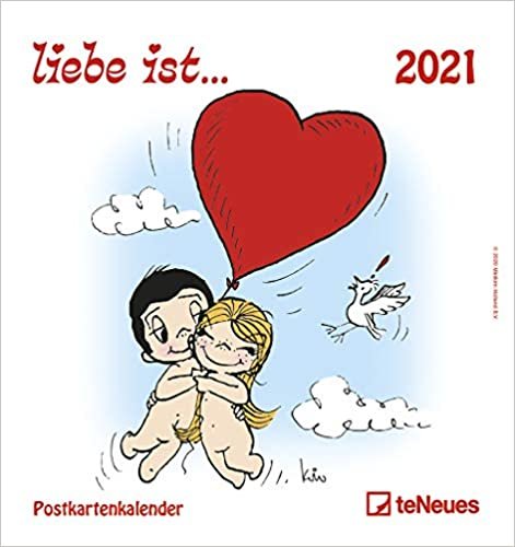 okumak liebe ist... 2021 - Postkarten-Kalender - Kalender-mit-Postkarten - zum-raustrennen - 16x17