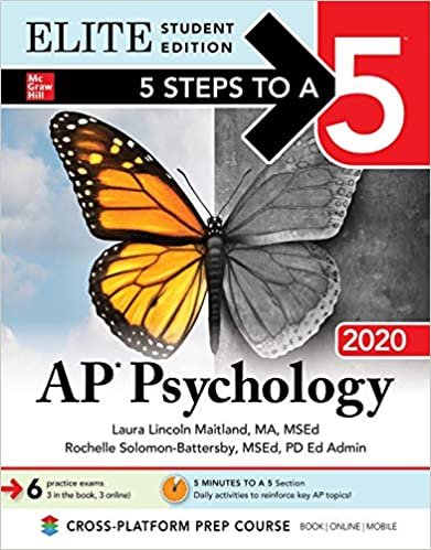 okumak 5 Steps to a 5: AP Psychology 2020 Elite Student Edition