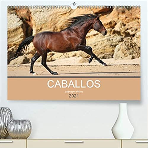okumak Caballos Spanische Pferde 2021 (Premium, hochwertiger DIN A2 Wandkalender 2021, Kunstdruck in Hochglanz): Begeben Sie sich auf eine kleine Reise und ... (Monatskalender, 14 Seiten ) (CALVENDO Tiere)