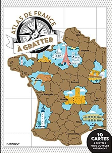 okumak Mon atlas de France à gratter (Coloriages, Band 31608)