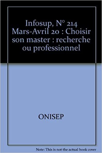 okumak Infosup, N° 214 Mars-Avril 20 : Choisir son master : recherche ou professionnel