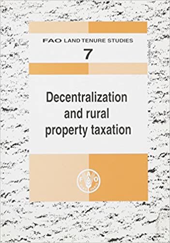 decentralization و القروية ملكية taxation (fao Land tenure الدراسات)