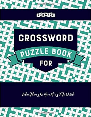 okumak Crossword Puzzle Book for When There&#39;s No More M*a*s*h To Watch